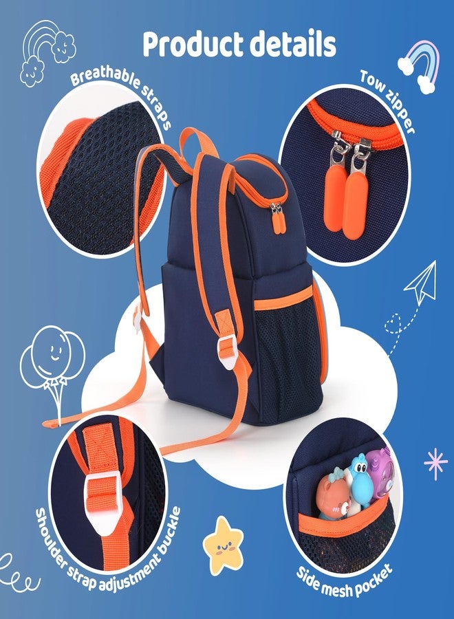 OUKNAK حقيبة ظهر للتخزين من OUKNAK لجهاز Toniebox، حقيبة حمل لمجموعة مشغل الصوت Toniebox 2 ومجموعة Tonie Figurines وسماعات الرأس (أزرق داكن) - Image 5